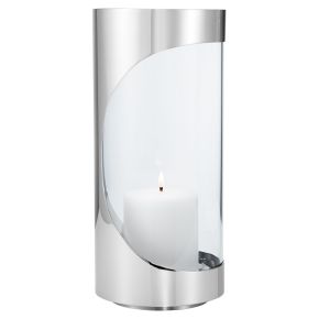 Georg Jensen Chrome Contours Windlicht / Laterne