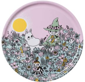 Moomin by Arabia Mumins Freunde für immer Tablett Ø 35 cm violett