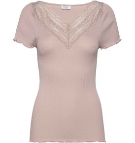 Rosemunde Copenhagen Damen T-Shirt V-Ausschnitt Seide 100009 Benita