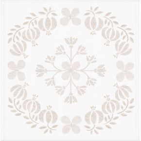 Ekelund Tradition Elegans Tischdecke (Öko-Tex) 80x80 cm beige