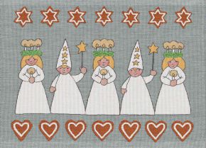 Ekelund Weihnachten / Winter Luciamorgen Tischset (Öko-Tex) 35x48 cm mehrfarbig