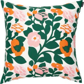 Marimekko Pieni Grün Grün Kissenhülle 50x50 cm (Öko-Tex) weiß, grün, rosa, orange