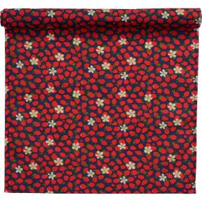 Klippan Smultronblom Tischläufer (Öko-Tex) 45x150 cm rot, mehrfarbig