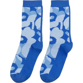 Marimekko Damen Strümpfe blau, hellblau Linjaus Unikko