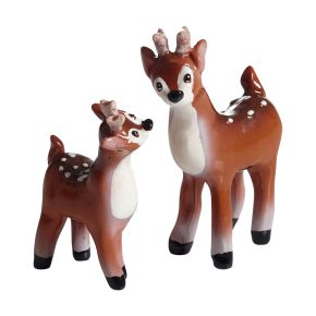 Nääsgränsgården Bambi 5,5 / 7 cm 2 Stk. Braun