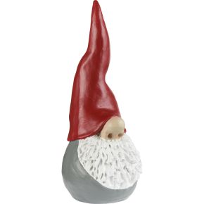 Nääsgränsgården Tomte Hoher Hut Höhe 55 cm grau, rot