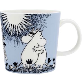 Moomin by Arabia Mumins Liebe Tasse / Becher 0,3 l blau, creme