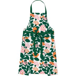 Marimekko Pieni Grün Grün Schürze (Öko-Tex) weiß, grün, rosa, orange