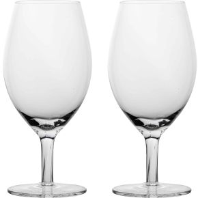 Sagaform Saga Bierglas 50 cl klar, gerippter Stiel 2 Stk.