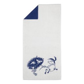 Moomin by Arabia Mumins Stinky Duschtuch 70x140 cm (Öko-Tex) creme, blau