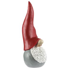 Nääsgränsgården Tomte Hoher Hut Höhe 36 cm grau, rot