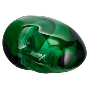 Kosta Boda Artist Collection Brains Komm mit mir Höhe 7,5 cm Breite 5,5 cm Länge 4,5 cm green