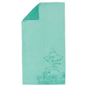 Moomin by Arabia Mumins Snufkin Duschtuch 70x140 cm (Öko-Tex) minze