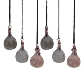 Nääsgränsgården Hängedeko Osterhühner Höhe 4 cm 6er Set grau, hellgrau, terrakotta